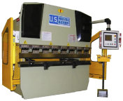 US  INDUSTRIAL  44  TON  x  6 ft  CNC  HYDRAULIC  PRESS  BRAKE