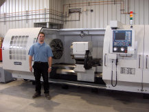 MODERN  TOOL  14  Inch  Spindle  Bore  CNC  Lathe